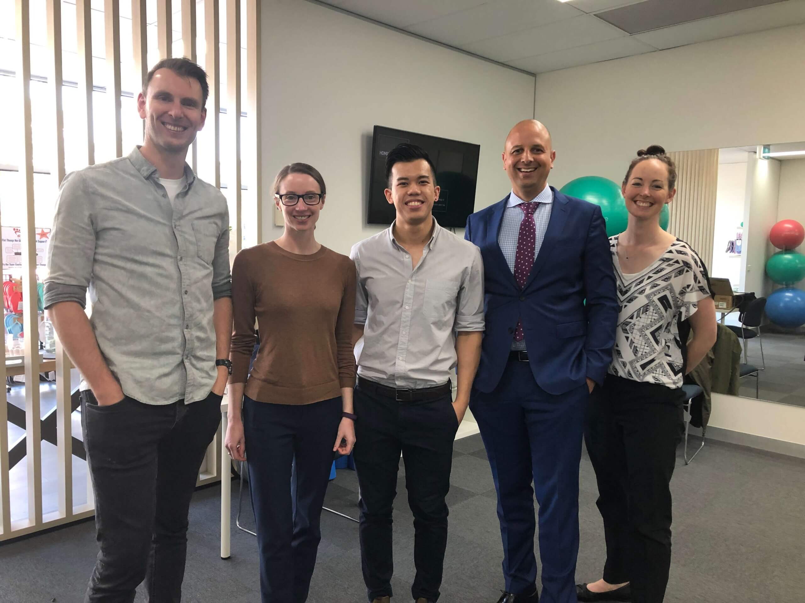Pathways Team with Mr Nigel Hartnett