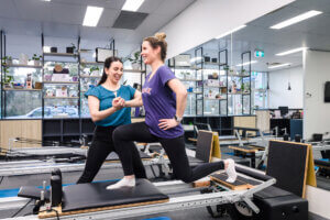 Pathways Physio Nicole Symons teaches Pilates Womens Health